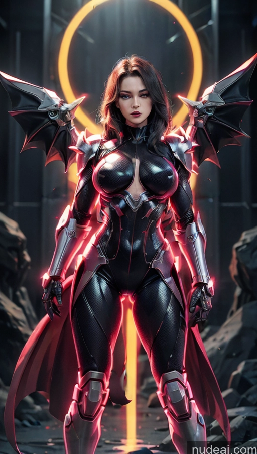 related ai porn images free for Mech Suit Fantasy Armor Sci-fi Armor Batwoman Muscular Abs Perfect Boobs Neon Lights Clothes: Purple Has Wings Lipstick Powering Up Heat Vision Dynamic View Cyborg