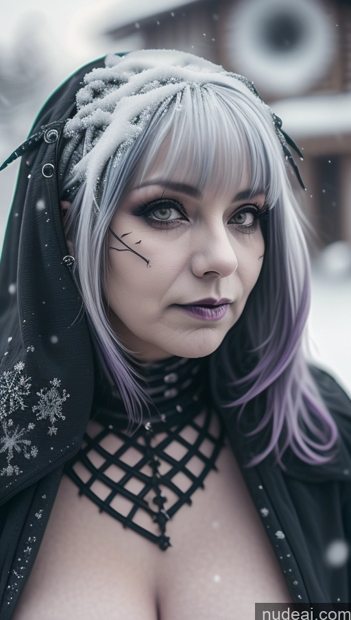 related ai porn images free for Milf Busty Perfect Boobs Purple Hair Nigerian Snow Close-up View Gothic Punk Girl