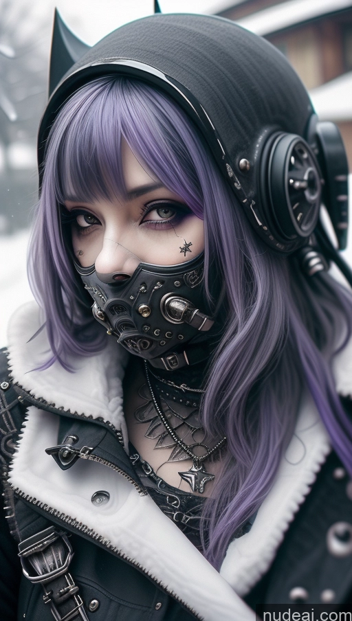 related ai porn images free for Milf Busty Perfect Boobs Purple Hair Nigerian Snow Close-up View Gothic Punk Girl Steampunk