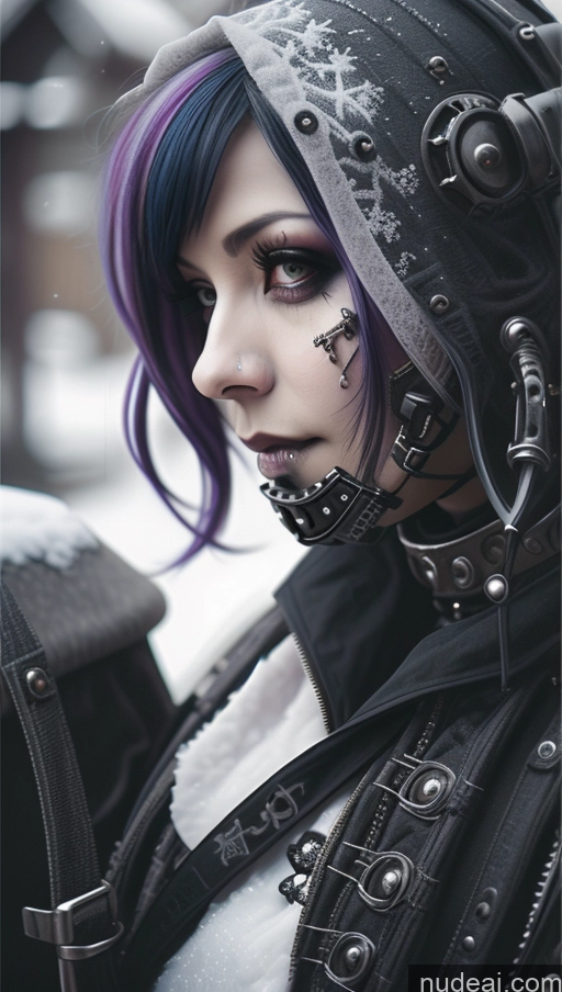 related ai porn images free for Milf Busty Perfect Boobs Purple Hair Nigerian Snow Close-up View Gothic Punk Girl Steampunk