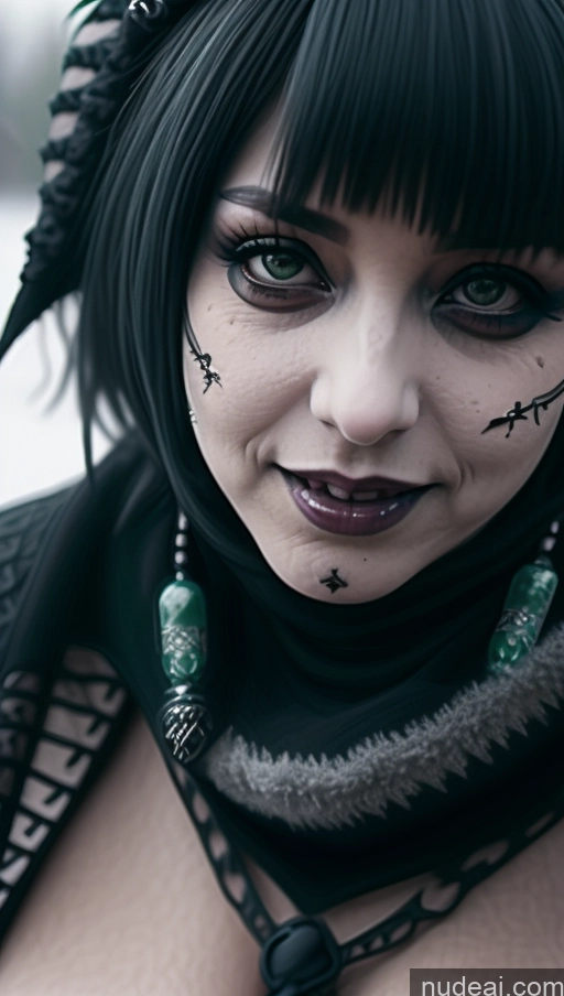 related ai porn images free for Milf Busty Perfect Boobs Chubby Green Hair Ethiopian Snow Close-up View Gothic Punk Girl Laughing Goth Nude