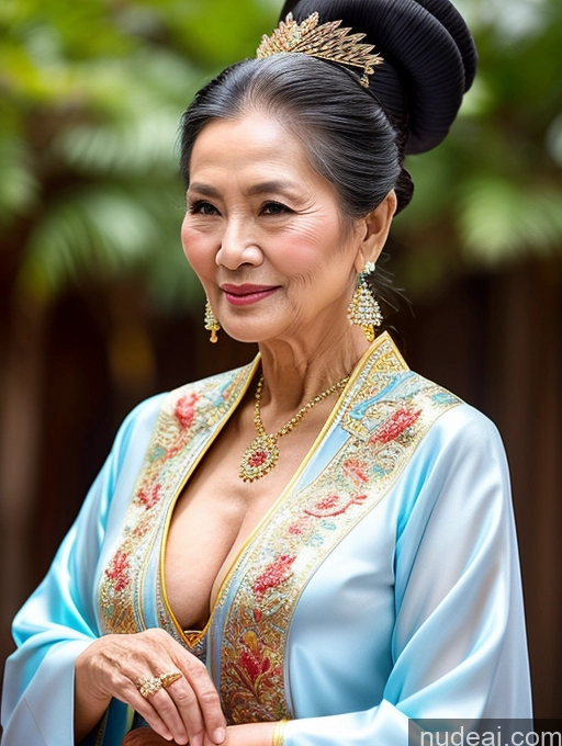 related ai porn images free for Beautiful Hair Bun Vietnamese Miss Universe Model Traditional 70s Cleavage