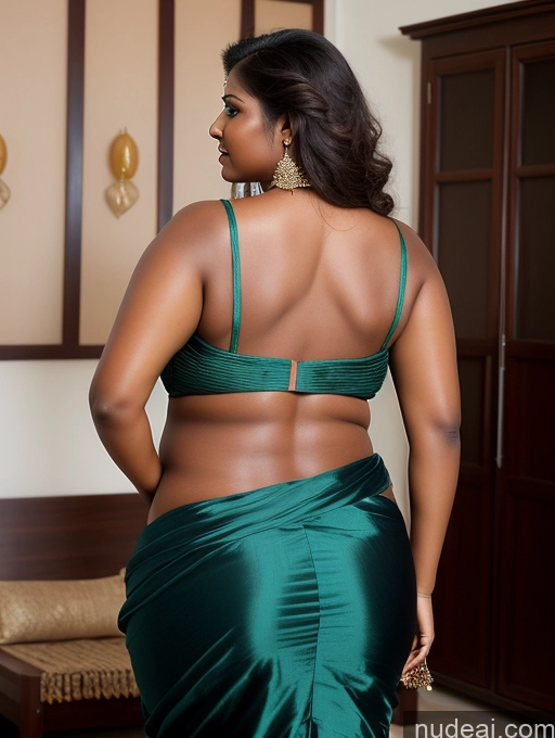 related ai porn images free for Woman One Huge Boobs Big Ass Chubby Thick Indian Seductive Sari Jewelry 70s Back View Dark Skin Tanned Skin