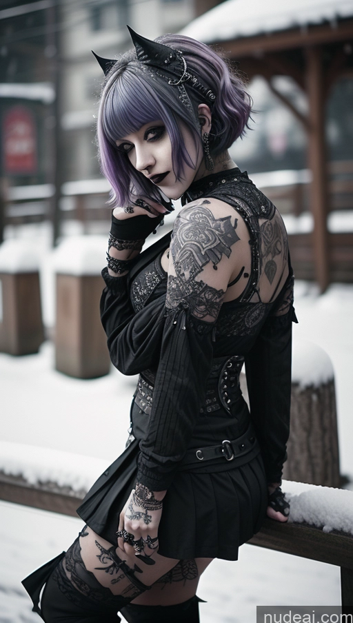 related ai porn images free for Milf Busty Chubby Short Hair Laughing Purple Hair Ethiopian Snow Close-up View Goth Tattoos Perfect Boobs Gothic Punk Girl