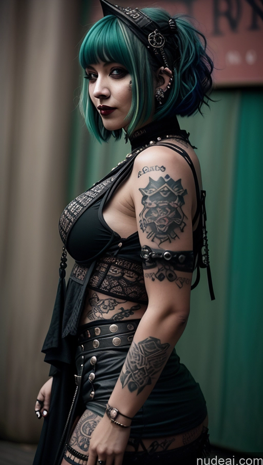 related ai porn images free for Milf Busty Chubby Short Hair Ethiopian Tattoos Perfect Boobs Gothic Punk Girl Club Close-up View Green Hair Steampunk Laughing