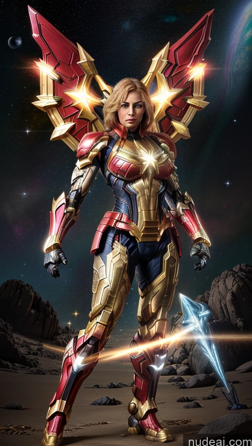 related ai porn images free for Several Bodybuilder Busty Muscular Abs Powering Up Captain Marvel SuperMecha: A-Mecha Musume A素体机娘 Has Wings Space