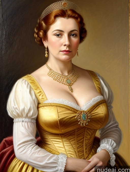 related ai porn images free for Milf Several Busty Perfect Boobs Beautiful Big Ass Fat Tall Perfect Body Pubic Hair 60s Serious Ginger British Painting Close-up View Victorian Traditional Cleavage Gold Jewelry Bright Lighting Regal