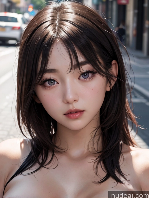 related ai porn images free for Korean Perfect Boobs Street Close-up View