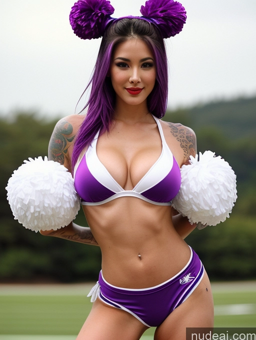 related ai porn images free for Tattoos Abs Perfect Body Fairer Skin Lipstick Beautiful Korean Purple Hair Hair Bun Busty Perfect Boobs 90s Cheerleader