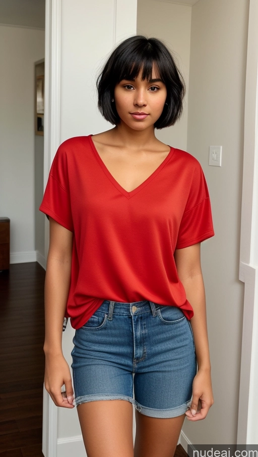 related ai porn images free for One Beautiful 18 Black Hair Short Hair Latina Skin Detail (beta) Athlete Party Casual Serious Front View Blouse