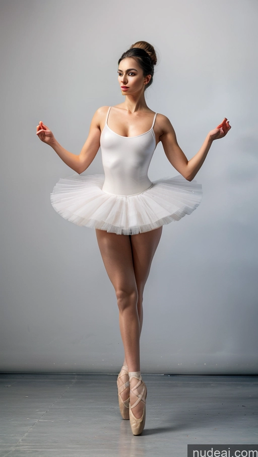 ai nude image of arafed woman in a white dress is dancing in a studio pics of Ballet Dance Dress Miss Universe Model Perfect Boobs Beautiful Big Hips Perfect Body FairArguementBut