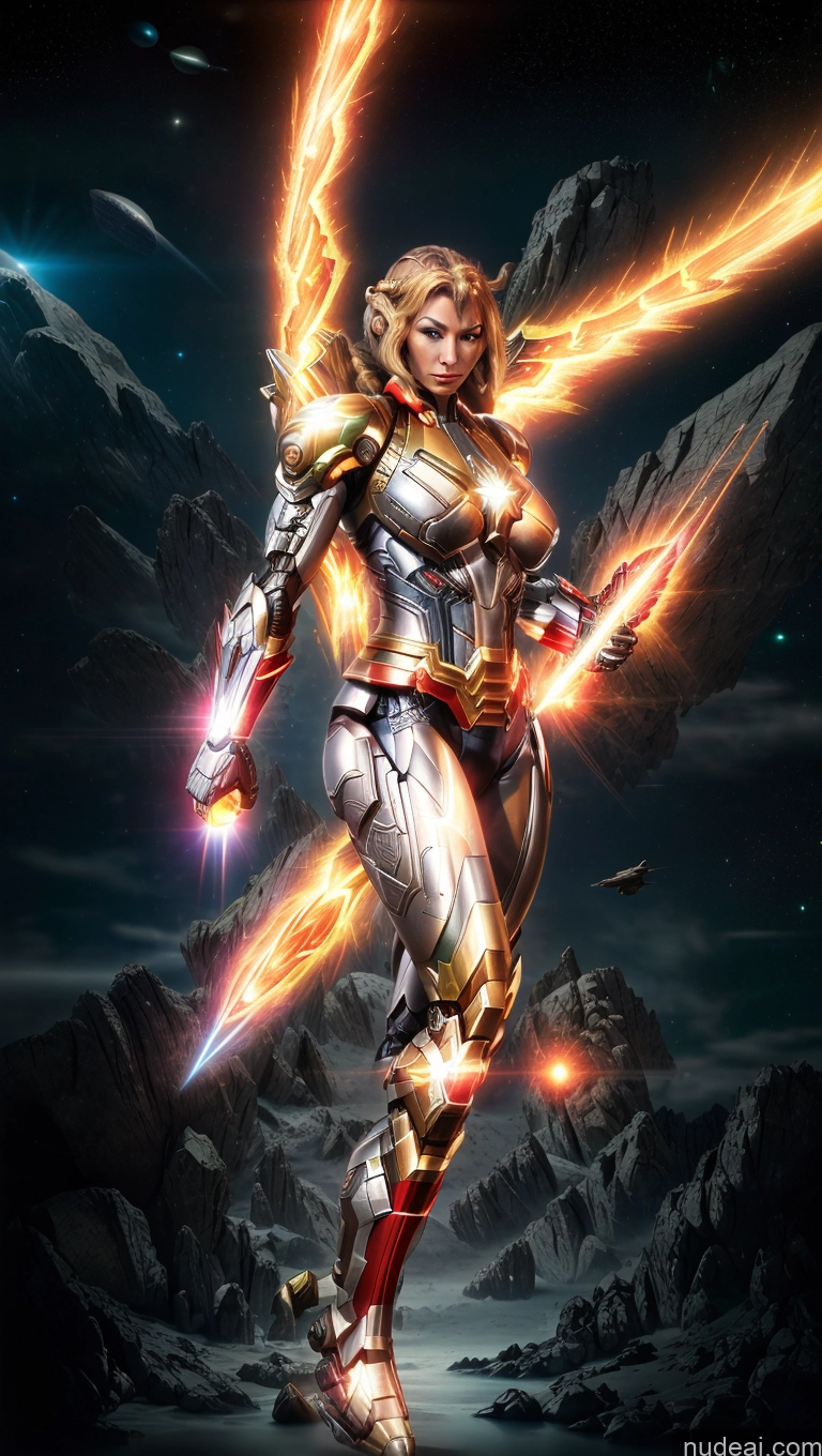 related ai porn images free for Busty Muscular Abs Several SuperMecha: A-Mecha Musume A素体机娘 Captain Marvel Powering Up Cyborg Has Wings Space Dynamic View Heat Vision Science Fiction Style