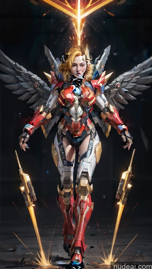 related ai porn images free for Busty Muscular Abs Several SuperMecha: A-Mecha Musume A素体机娘 Captain Marvel Powering Up Cyborg Has Wings Dynamic View Heat Vision Science Fiction Style Battlefield