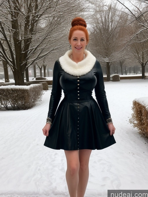 related ai porn images free for Woman Busty Huge Boobs Skinny Short Long Legs Front View Dress Leather Pearl Jewelry Hair Bun Fairer Skin 60s 80s Snow Medieval Ginger Irish