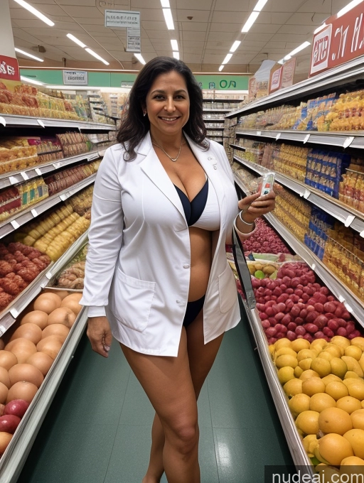 related ai porn images free for Milf One Huge Boobs Busty Tanned Skin 50s Grocery Front View Microkini Thong Professor Lab Coat Latina