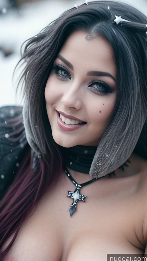 related ai porn images free for Miss Universe Model Busty Perfect Boobs Chubby Laughing Ginger Ethiopian Snow Close-up View Gothic Punk Girl