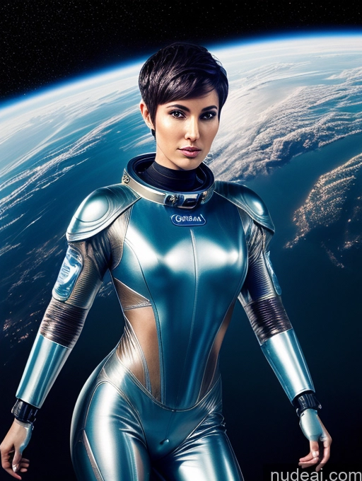 related ai porn images free for Perfect Body Oiled Body 30s Pixie Portuguese Cyborg Space Suit