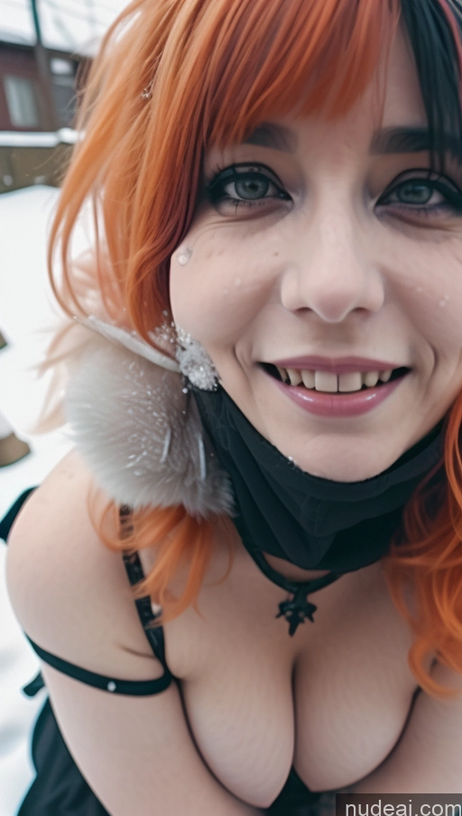 related ai porn images free for Busty Perfect Boobs Chubby Laughing Ginger Ethiopian Snow Close-up View AliceDV Gothic Punk Girl Milf