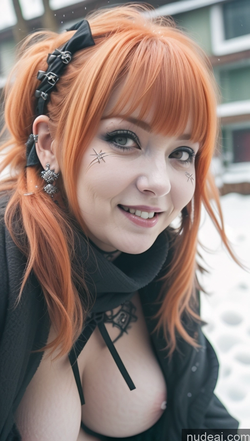 related ai porn images free for Busty Perfect Boobs Chubby Laughing Ginger Ethiopian Snow Close-up View AliceDV Gothic Punk Girl Milf