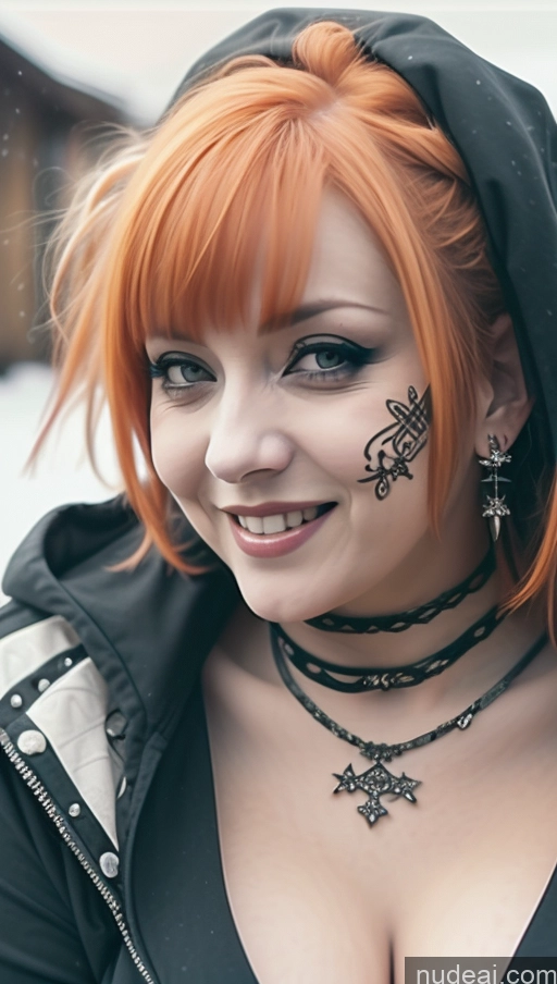 related ai porn images free for Chubby Laughing Ginger Ethiopian Snow Close-up View AliceDV Milf Busty Perfect Boobs Gothic Punk Girl