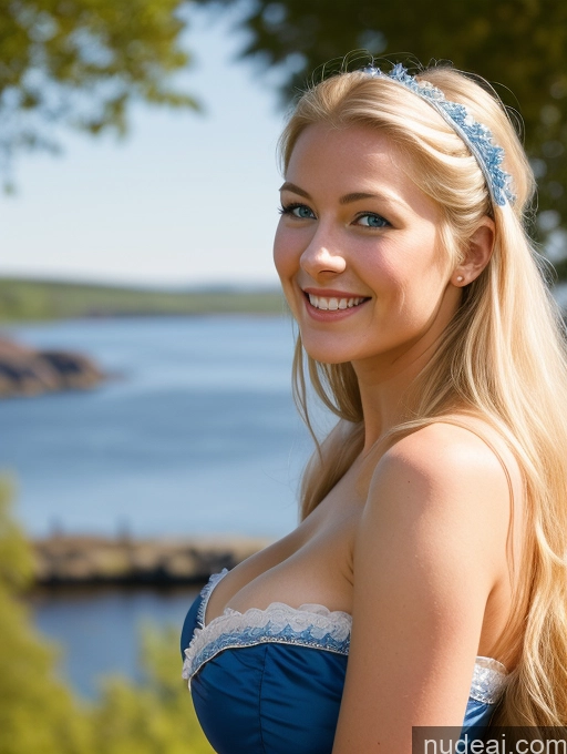 related ai porn images free for Huge Boobs Happy Scandinavian Victorian Cleavage 18 Sexy Face Side View Blonde Laughing