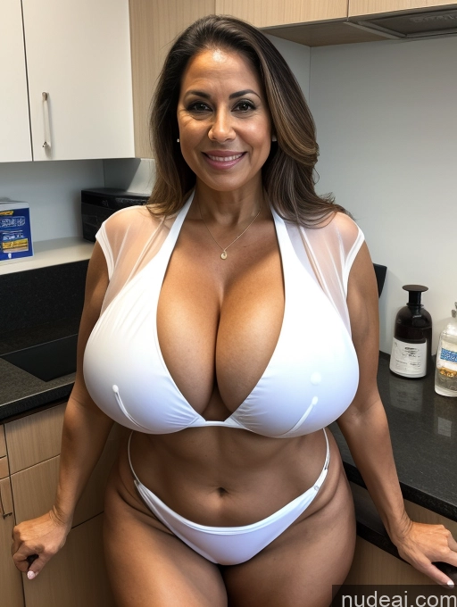 related ai porn images free for Milf One Busty Huge Boobs Tanned Skin 60s Front View Microkini Thong Lab Coat Brazilian Professor