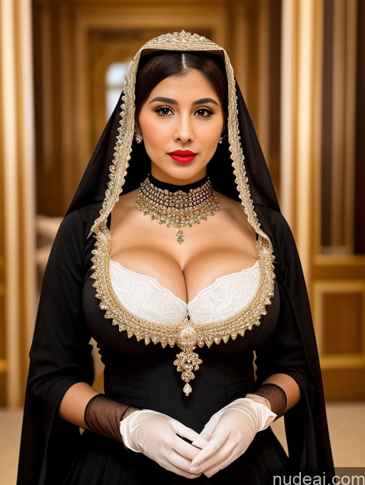 related ai porn images free for Milf Busty Skinny Short Lipstick 18 Sad Shocked Hair Bun Front View Dress Traditional Victorian Bows Gloves Pearl Jewelry French Ginger Huge Boobs Niqab