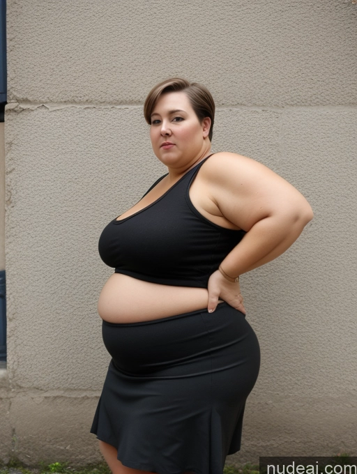 ai nude image of pregnant woman in black dress standing in front of a wall pics of Small Tits Big Ass Fat Big Hips Short Pubic Hair Short Hair 60s Brunette Dutch Sexy Face Wife Or Girlfriend Obese Casual Pantyhose Street No Panties Under Pantyhose Mini Skirt Tank Top