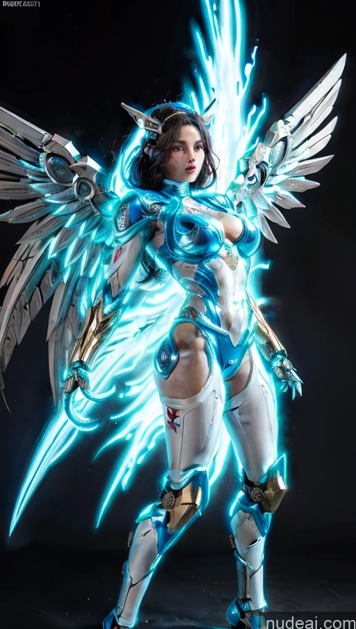 related ai porn images free for Several Israel Powering Up Superhero Jewish Busty Abs Bodybuilder Muscular Science Fiction Style Neon Lights Clothes: Blue Has Wings SSS: A-Mecha Musume A素体机娘