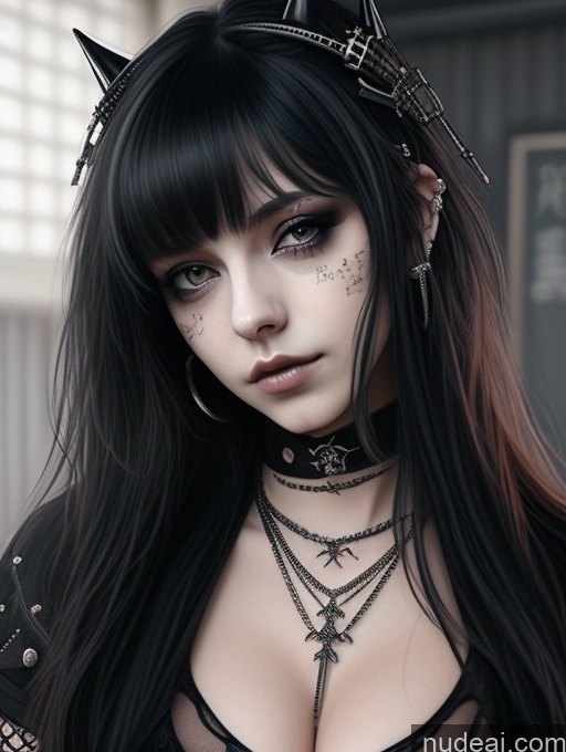 related ai porn images free for Busty Perfect Boobs Close-up View Gothic Punk Girl Model Perfect Body Beautiful 18 Black Hair Long Hair Russian Bedroom One Bikini