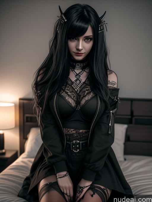 related ai porn images free for Busty Perfect Boobs Close-up View Gothic Punk Girl Model Perfect Body Beautiful 18 Black Hair Long Hair Russian Bedroom One Casual Detailed 3d