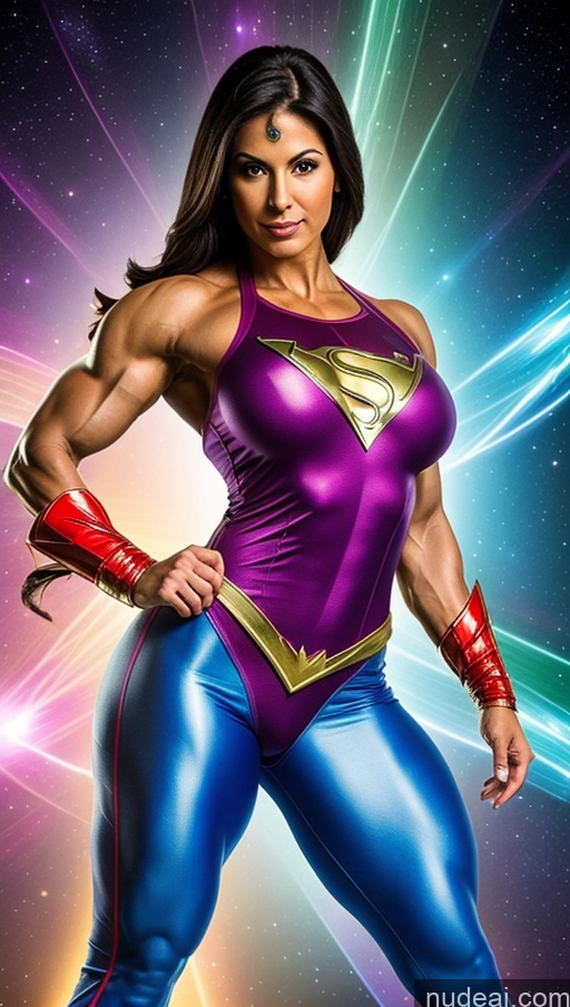 related ai porn images free for Bodybuilder Busty Several Muscular Abs Science Fiction Style Powering Up Superhero Persian Cosplay