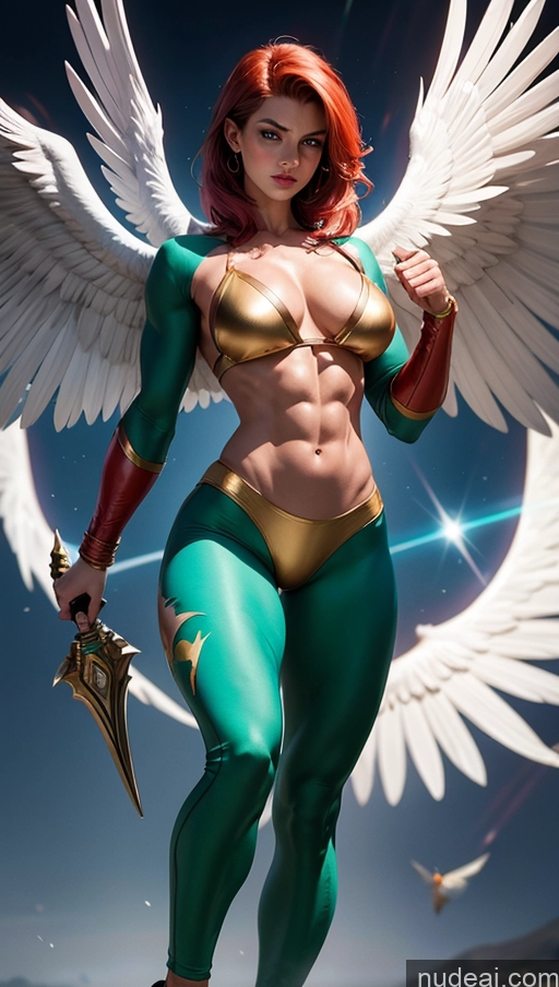 related ai porn images free for Several Persian Muscular Abs Hawkgirl Perfect Boobs Superheroine Powering Up