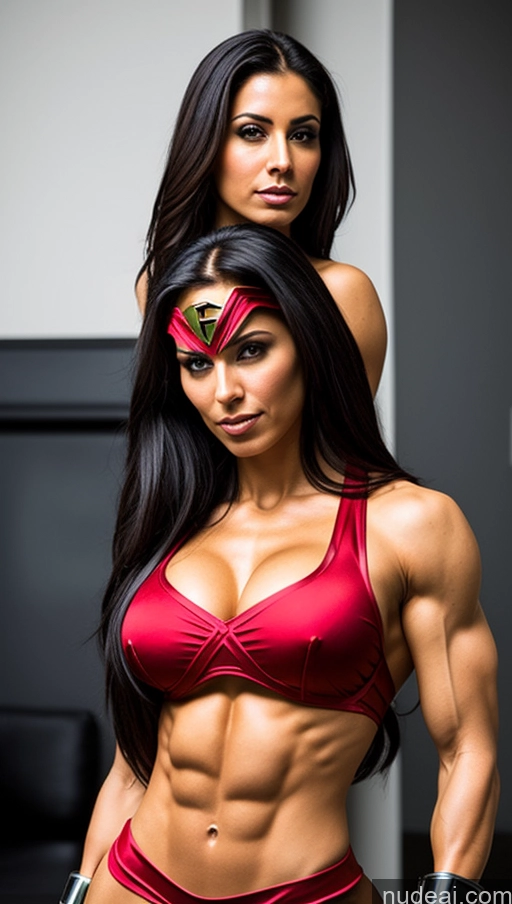 related ai porn images free for Several Persian Muscular Abs Perfect Boobs Superhero