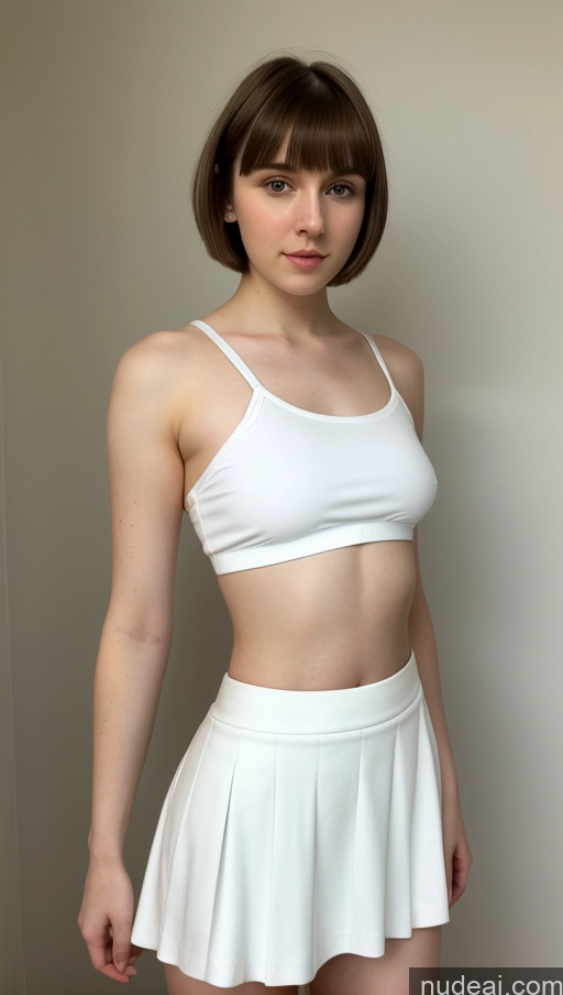 related ai porn images free for Beautiful Big Hips Short Hair Fairer Skin 18 Brunette Russian Skinny Small Tits Micro Skirt Crop Top