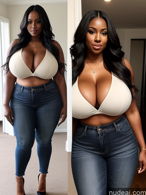 related ai porn images free for Woman Huge Boobs Perfect Boobs Big Ass Big Hips Thick Perfect Body 30s Black Hair Long Hair African Blouse Jeans High Heels Cleavage Detailed Alternative Simple