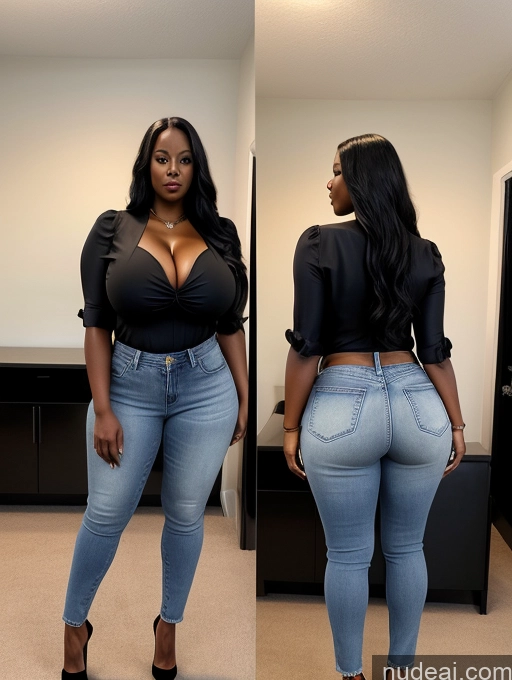 related ai porn images free for Woman Huge Boobs Perfect Boobs Big Ass Big Hips Thick Perfect Body 30s Black Hair Long Hair African Blouse Jeans High Heels Cleavage Detailed Alternative Simple