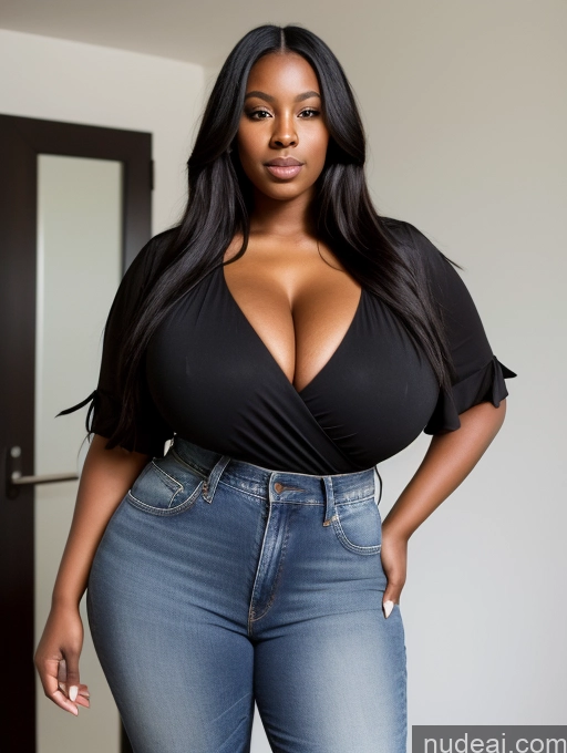 related ai porn images free for Woman Huge Boobs Perfect Boobs Big Ass Big Hips Thick Perfect Body 30s Black Hair Long Hair African Blouse Jeans High Heels Cleavage Detailed Alternative Simple