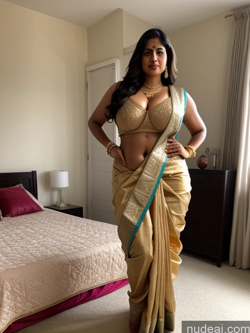 related ai porn images free for Huge Boobs Thick Big Ass Abs Big Hips Tall 30s Serious Indian Sari Bedroom Cleavage Gold Jewelry Jewelry