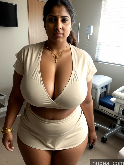 related ai porn images free for Huge Boobs Big Ass Thick Big Hips 30s Serious Indian Hospital Nurse Cleavage Gold Jewelry Jewelry