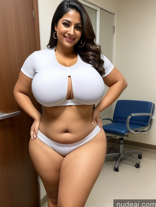 related ai porn images free for Huge Boobs Big Ass Big Hips 30s Skinny Abs Happy Indian Hospital Doctor Detailed Cleavage Muffin Top