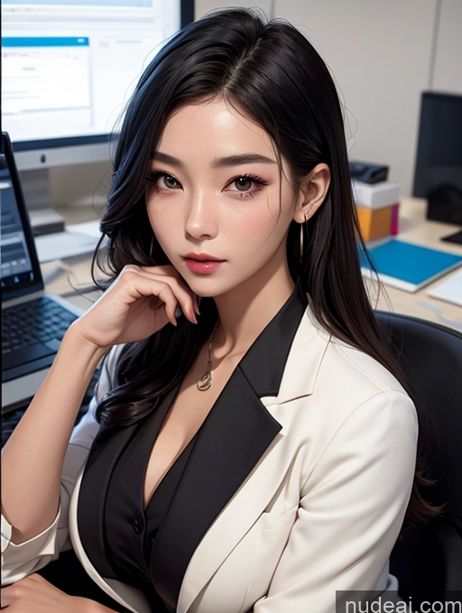 related ai porn images free for Korean Perfect Boobs Suit Office