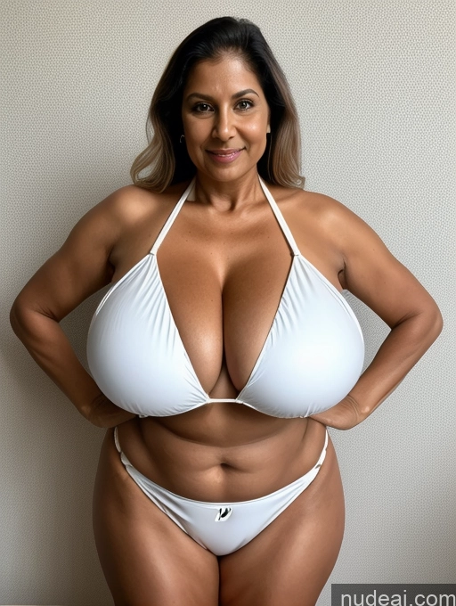 related ai porn images free for Milf One Busty Huge Boobs Tanned Skin 70s Indian Front View Lab Coat Microkini Professor Thong