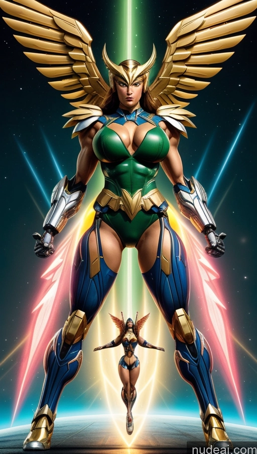 related ai porn images free for Perfect Boobs Hawkgirl Several Powering Up Bodybuilder Science Fiction Style SSS: A-Mecha Musume A素体机娘