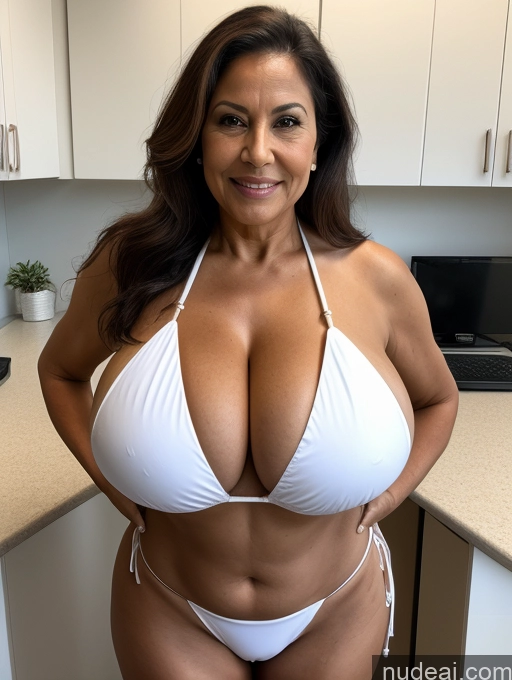 related ai porn images free for Milf One Busty Huge Boobs Tanned Skin Front View Microkini Thong Brazilian Lab Coat Professor 70s