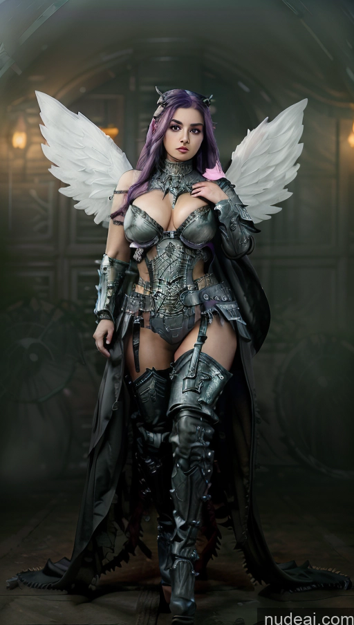 related ai porn images free for Woman Busty Perfect Boobs Big Ass Thick Big Hips Seductive White Cave Nude Angel Boots Topless Bright Lighting Detailed Dark_Fantasy_Style EdgHalo_armor, Power Armor, Wearing EdgHalo_armor, Goth Gals V2 Hair Tied Up Death Knight Futuristic Dynamic View Purple Hair Has Wings