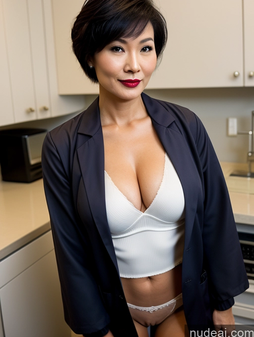 related ai porn images free for Milf Perfect Boobs Lipstick Pixie Asian Bra Doctor Lab Coat Cleavage Partially Nude Dark Lighting