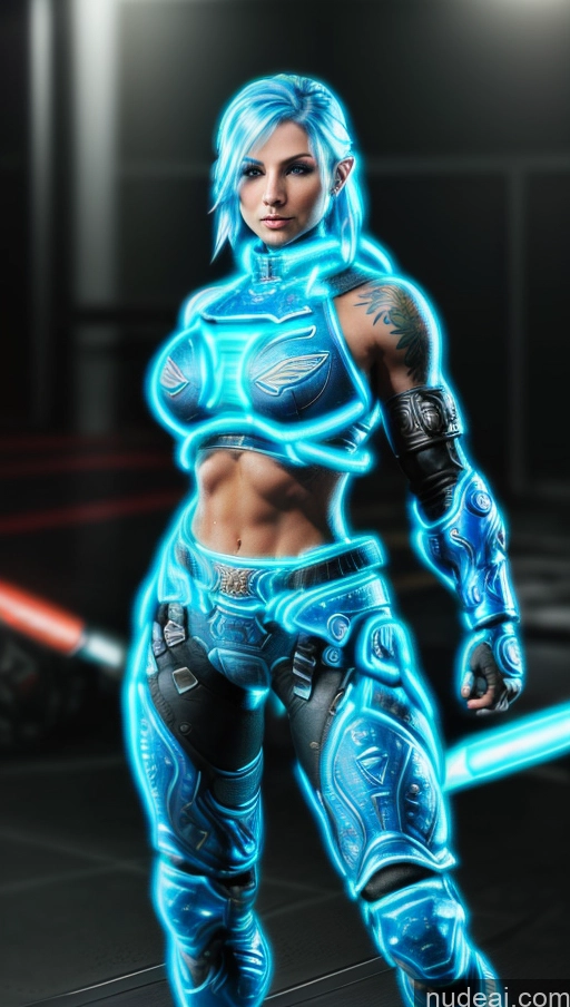 related ai porn images free for EdgHalo_armor, Power Armor, Wearing EdgHalo_armor, Abs Deep Blue Eyes Blue Hair Tattoos Neon Lights Clothes: Blue Powering Up