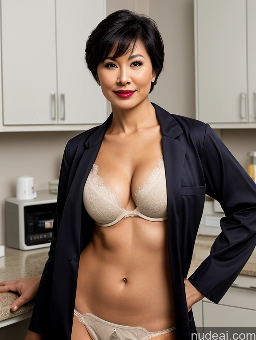 related ai porn images free for Milf Perfect Boobs Lipstick Pixie Asian Bra Doctor Lab Coat Cleavage Partially Nude Dark Lighting