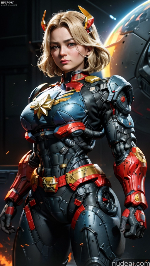 related ai porn images free for EdgHalo_armor, Power Armor, Wearing EdgHalo_armor, Captain Marvel Powering Up Science Fiction Style Space Abs SSS: A-Mecha Musume A素体机娘